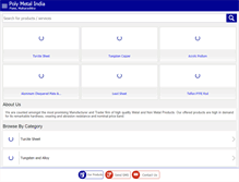 Tablet Screenshot of polymetalindia.com